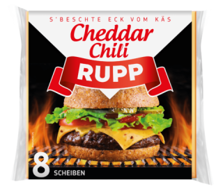 Cheddar plátky s chilli